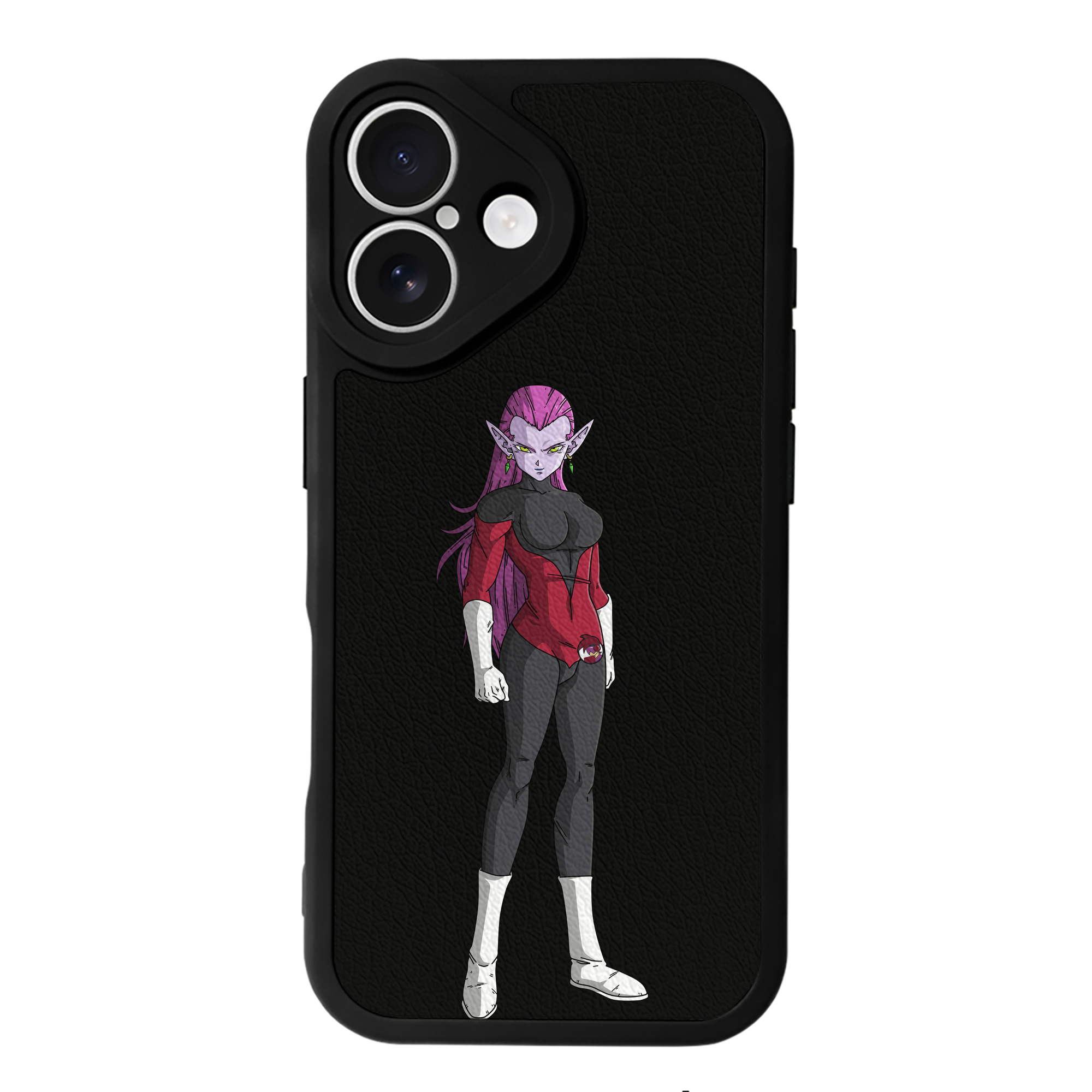 （画像用） ドラゴンボール DRAGON BALL 【iPhone 16シリーズ対応】シリコンスマホケース（レザー調） 材質：シリコン